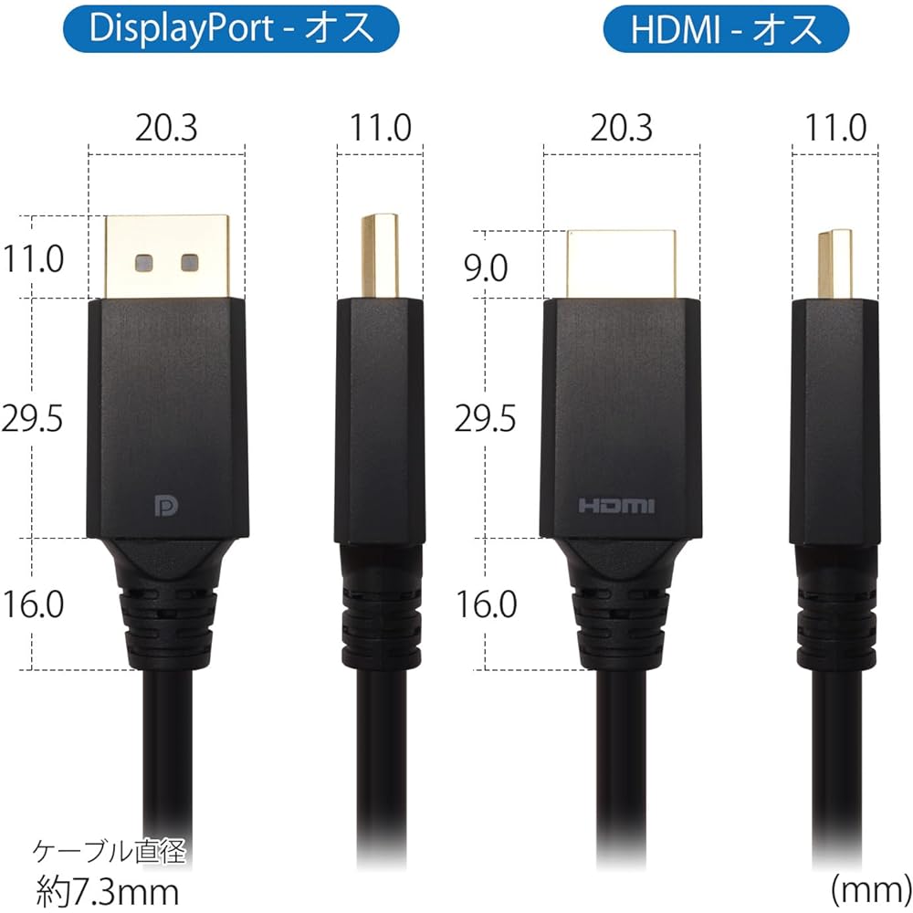 Horlick Displayport to HDMI conversion cable 10m Displayport to HDMI DPHA100-716BB