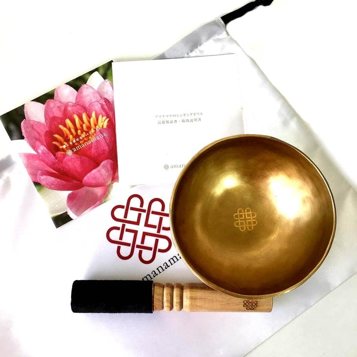 Singing Bowl Tibetan Singing Bowl Small 14cm [Amana Mana Official] Purification Meditation Yoga Introduction For Beginners to Professionals