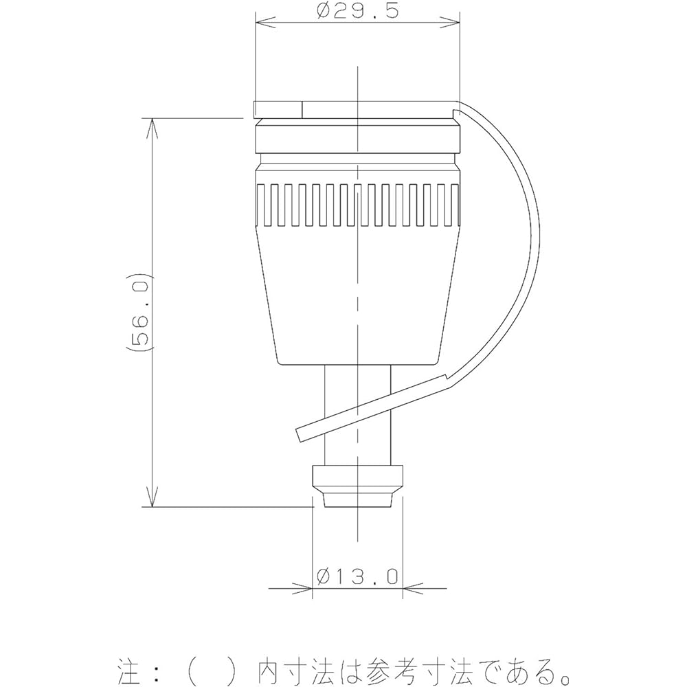 Kakudai rubber tube socket 584-101