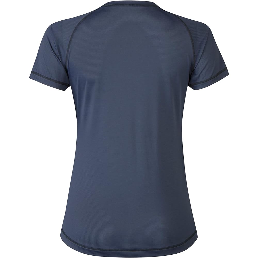 [Cedable Blue X/Wacoal] T-shirt (Short Sleeve) Short Sleeve Sweat Absorbent Quick Drying UV Protection Women's DLY695