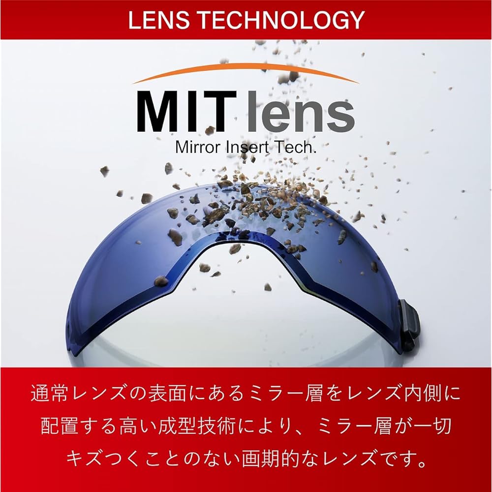 SWANS Ski Snowboard Goggles Anti-fog Premium Anti-Fog Equipped with Water Repellent Finish Glasses Can Be Used RIDGELINE