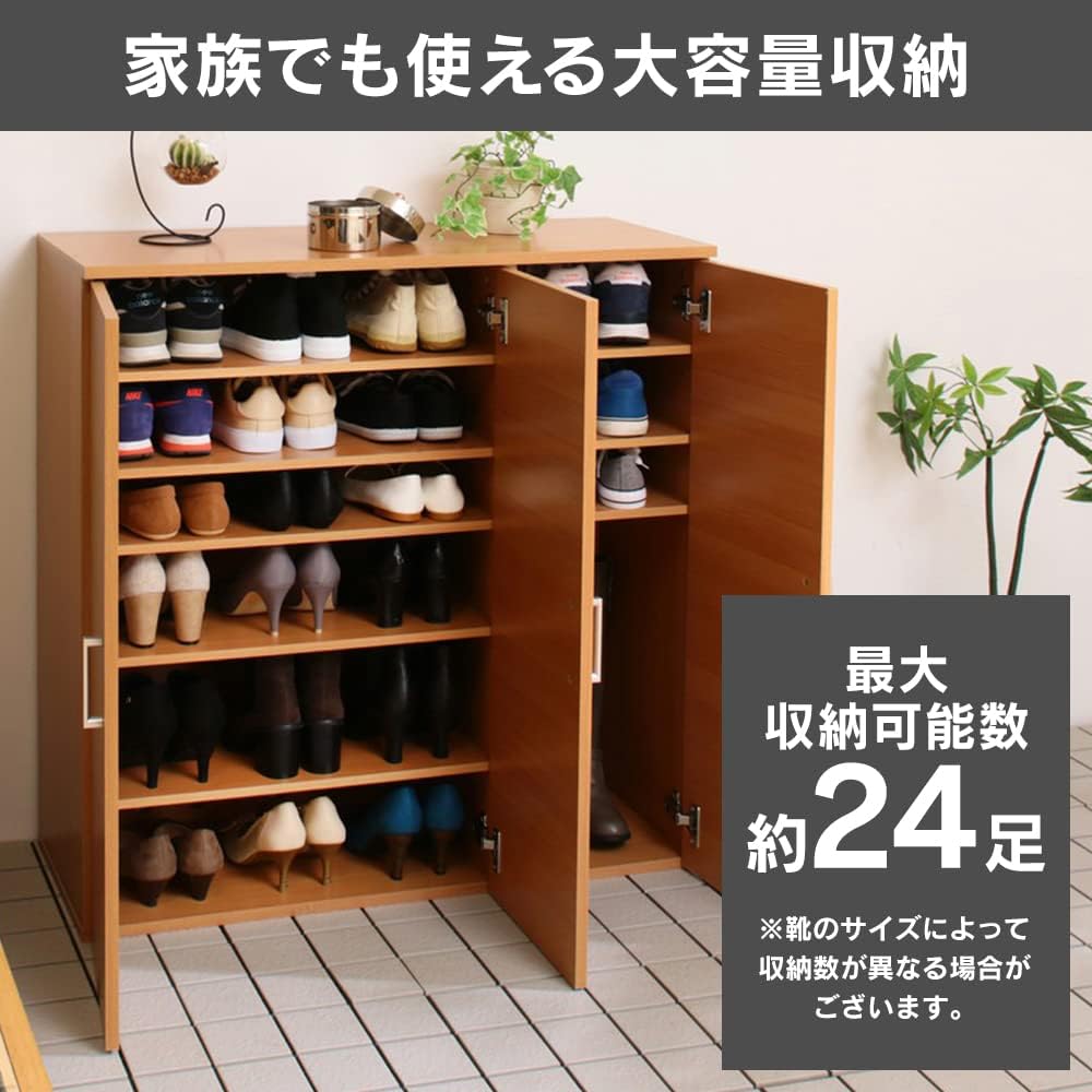 Shoe box, 5 tiers, width 90 x depth 34.9 x height 90 cm, movable shelf, breathable, beach