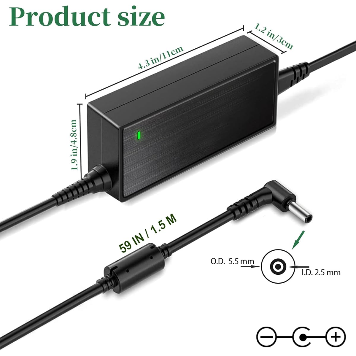 24V 2.5A Power Adapter 100~240V AC to DC 24 Volts 2.5A 2.0A 1.5A 1A 0.5A Converter LED Light Bar Speaker System Sound Bar Humidifier 3D Printer LCD Display etc.