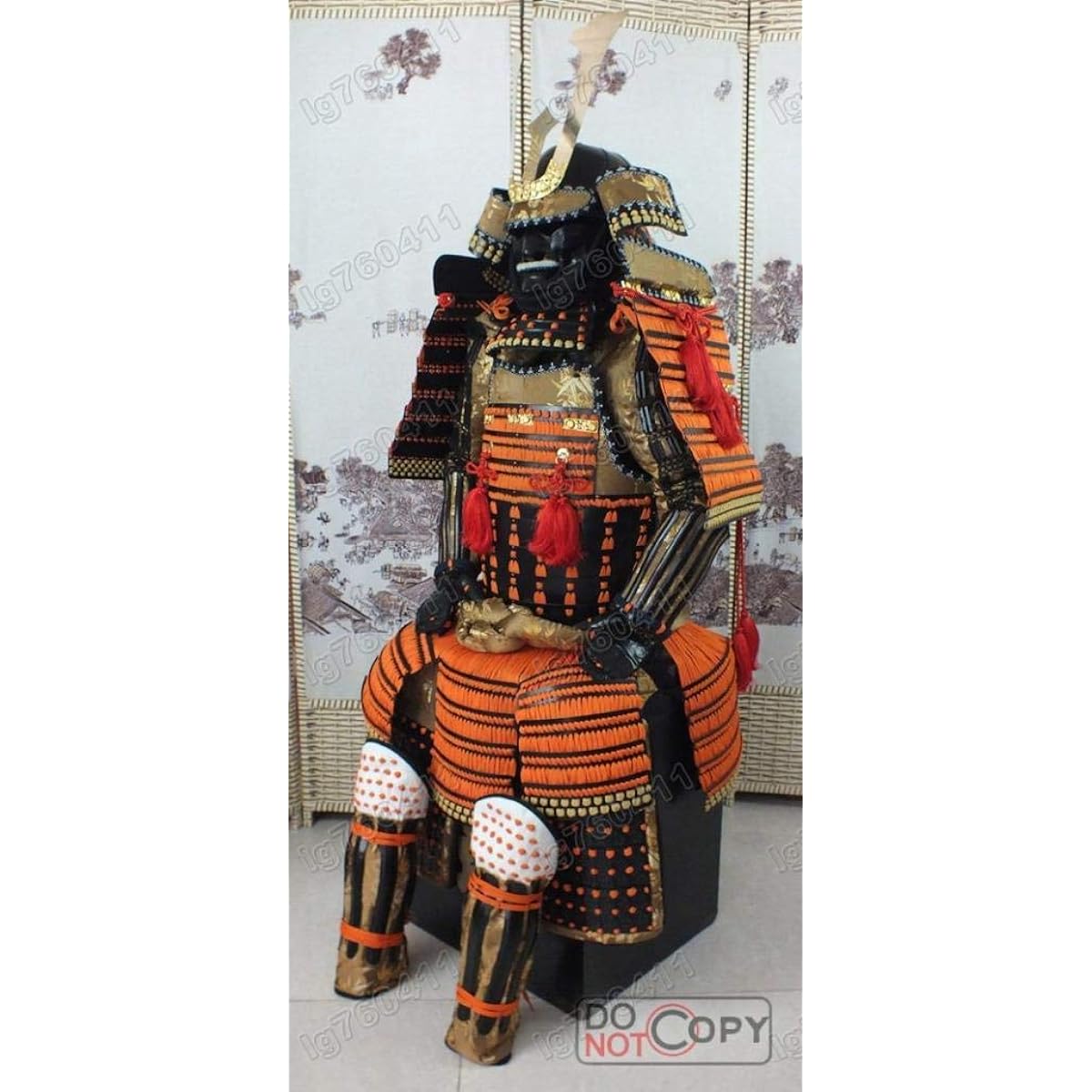 [ARMORJ YUANJIA] O06 Wearable Armor Suit Armor Samurai Iron Orange
