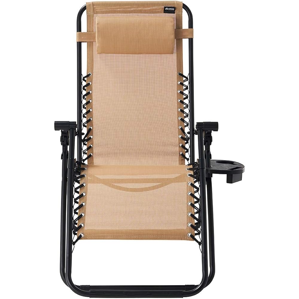 LOGOS neos Family Smooth Recliner (Side Tray Plus) 73173150 Outdoor Folding Camping Chair Load Capacity 150kg