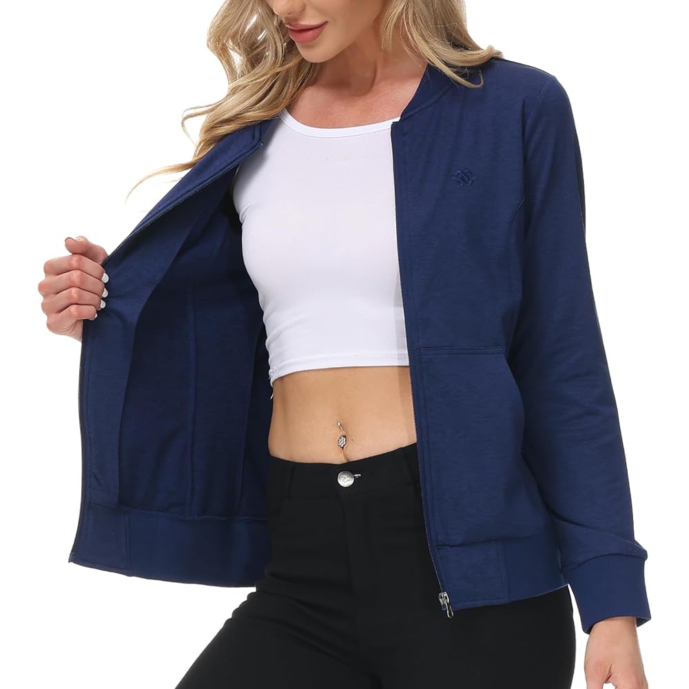 [YIRUIYA] Jersey Top Parka Women's Fleece Lined Jacket Sweatshirt Coat Shirt Cold Weather Training Wear Sports Hiking Trekking Daily Spring Autumn Winter Large Size