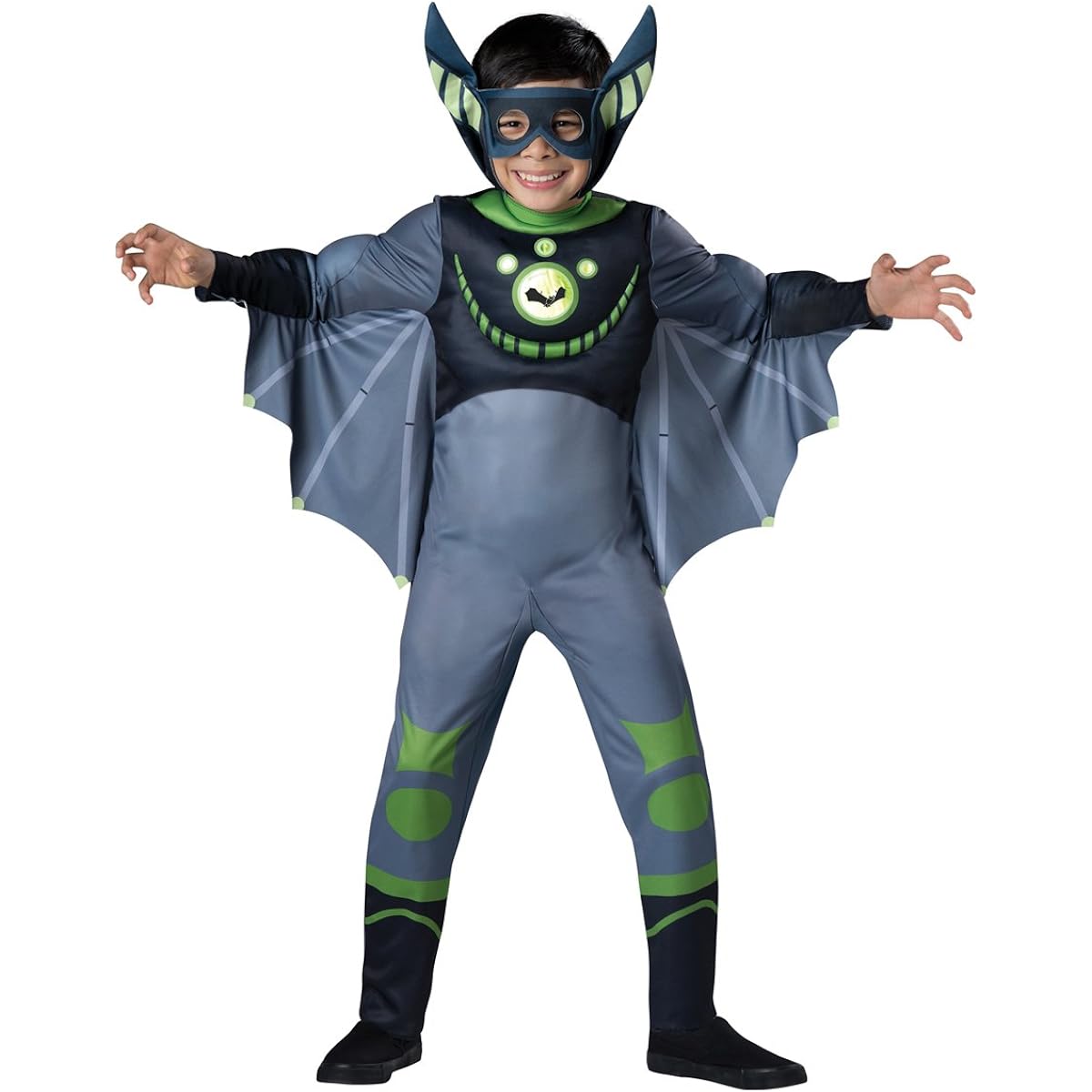 Wild Kratts Quality Bat Green Child Wild Kratts Quality Bat Green Child♪Halloween♪Size: X-Small (4)