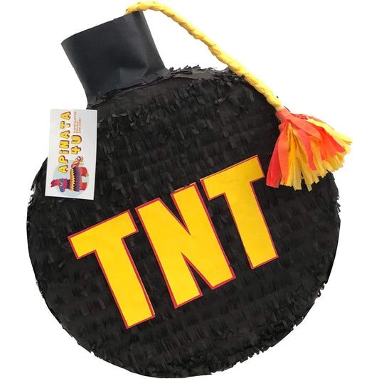 APINATA4U Black TNT Pinata Secret Agent/Spy Theme Pinata Bomb Theme