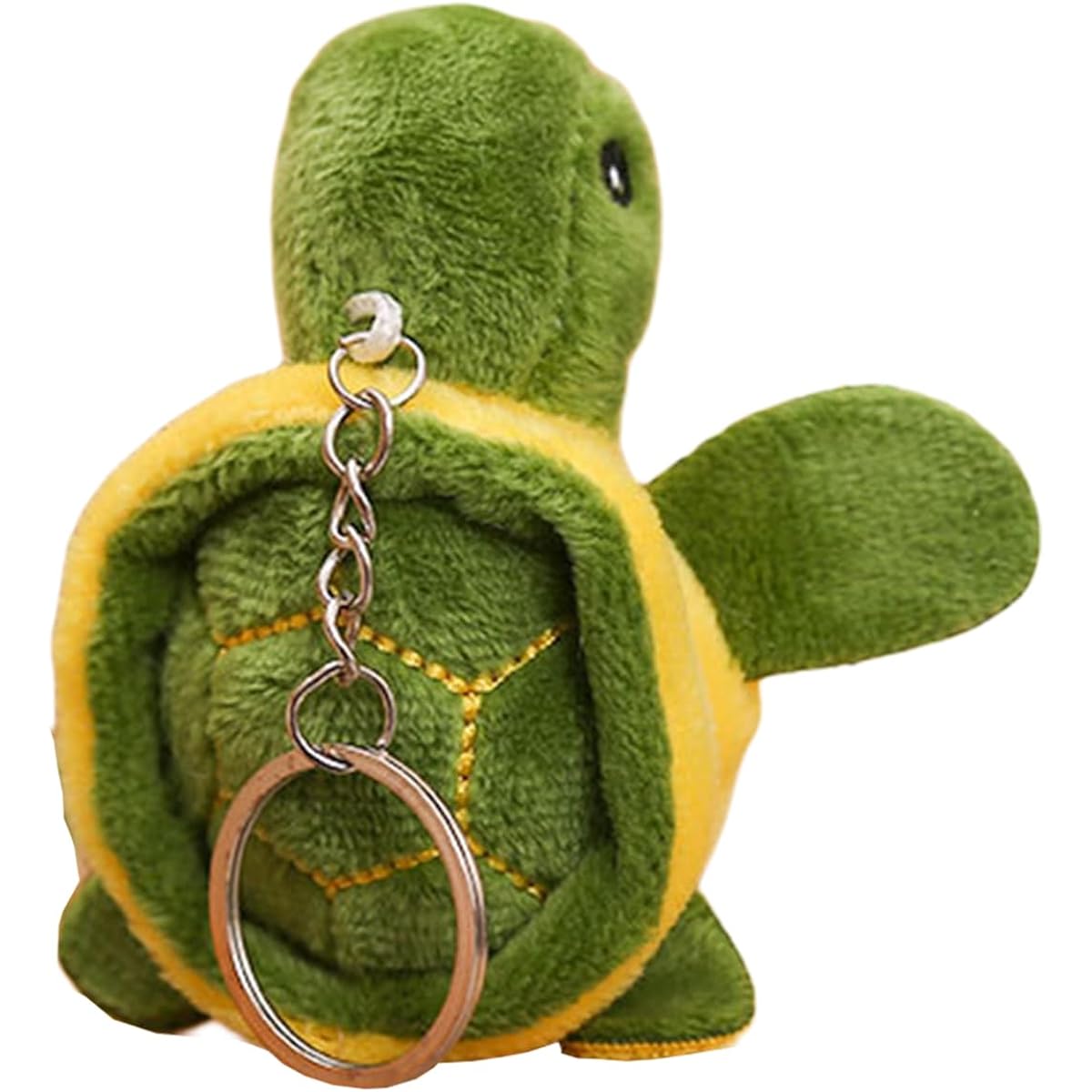 BWESOO Green Mini Tortoise Shell Stuffed Animal Toy Cute Plush Sea Turtle Keychain Pendant Cartoon Stuffed Doll Birthday Gift Bag Accessories Plush Animal Clothes Car Accessories