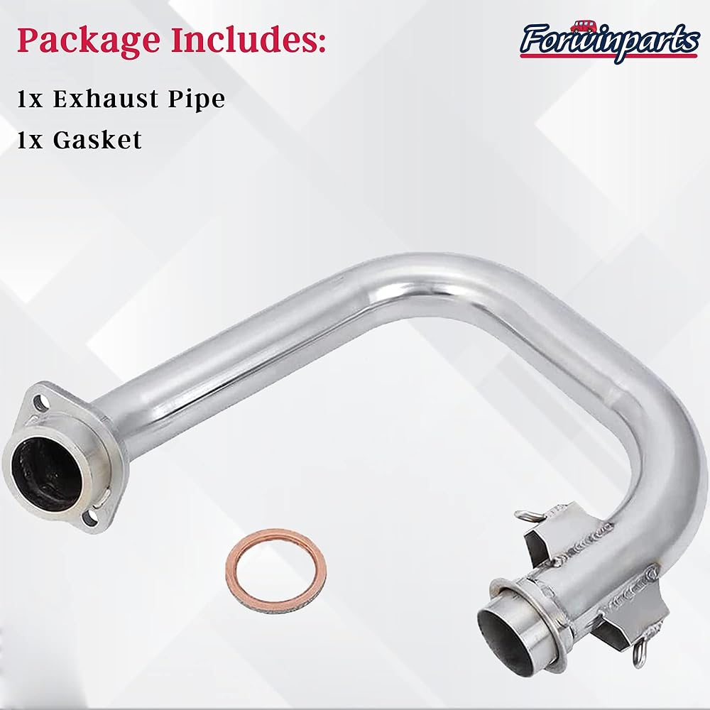 Forwinparts Exhaust Muffler Pipe with Gasket Yamaha Viking 1XDE46110100 1XDE46110000