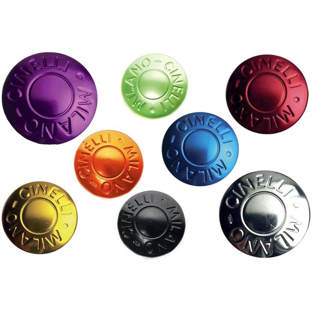 cinelli Bicycle Road Bike Metal Bar End Cap (1 pair)