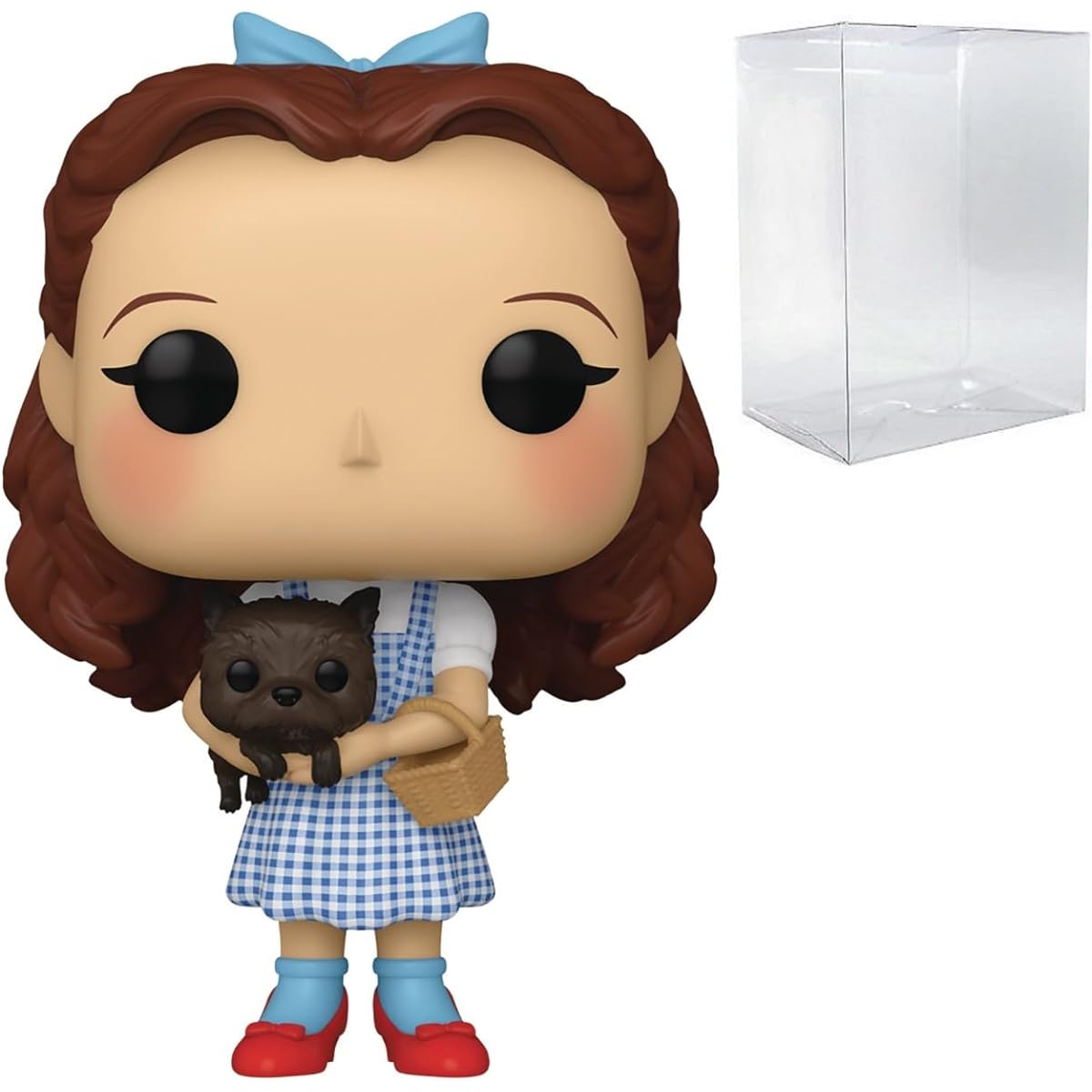 POP Movie: The Wizard of Oz 85th Anniversary - Dorothy & Toto Funko Vinyl Figures (with compatible box protector case), Multicolor, 9.5cm, STL292107