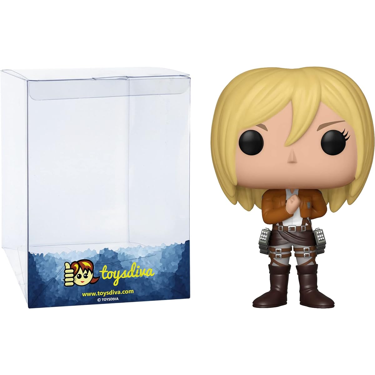 Christa Lenz: P o p! Animation Vinyl Figure Bundle with 1 Compatible "ToysDiva" Graphic Protector (460 - 35681 - B)