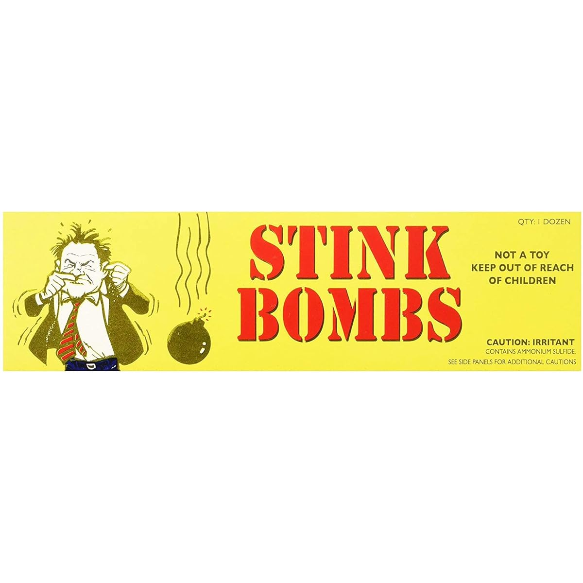 [Rhode Island Novelty] Rhode Island Novelty 36 Stink Bombs 3 Glass Vials Per Box Stinky and Smelly Novelty RN [Parallel Import]