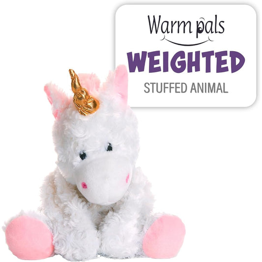 1i4 Group Warm Pals Microwavable Lavender Scented Plush Weighted Stuffed Animal - Magical Unicorn