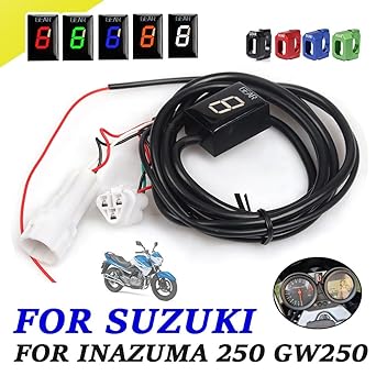 Digital Meter Display Motorcycle Accessories Gear Indicator Display Meter ECU Mount Speed Display Suzuki Inazuma 250 GW250 GW 250 Inazuma250 250GW Indicator Meter Display