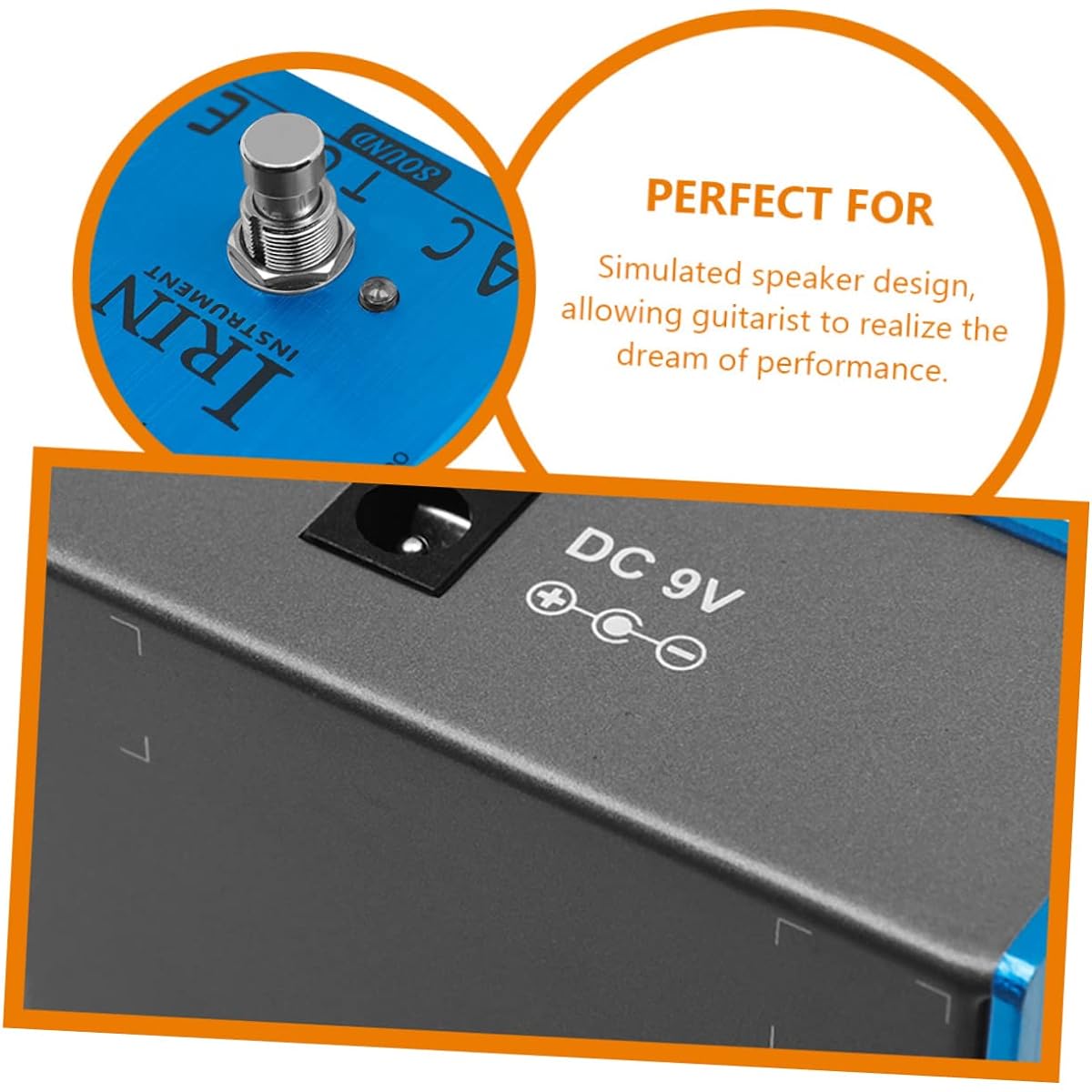 Vaguelly 2pcs Electric Guitar Effector Guitar Accessories Analog Delay Effect Analog Delay Guitar Effect Digital Delay Electric Guitar Effector Electric Guitar Effector