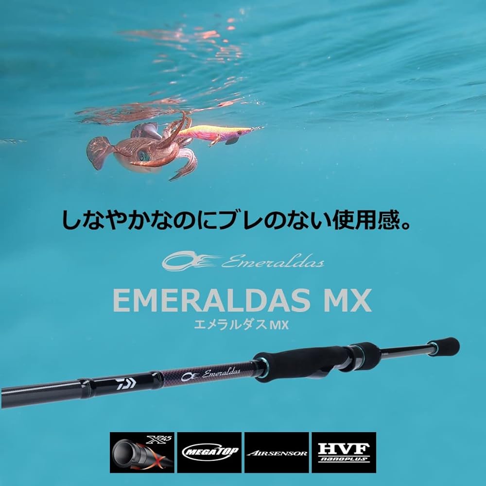 DAIWA Egging Rod 21 Emeraldas MX Out Guide Model Various
