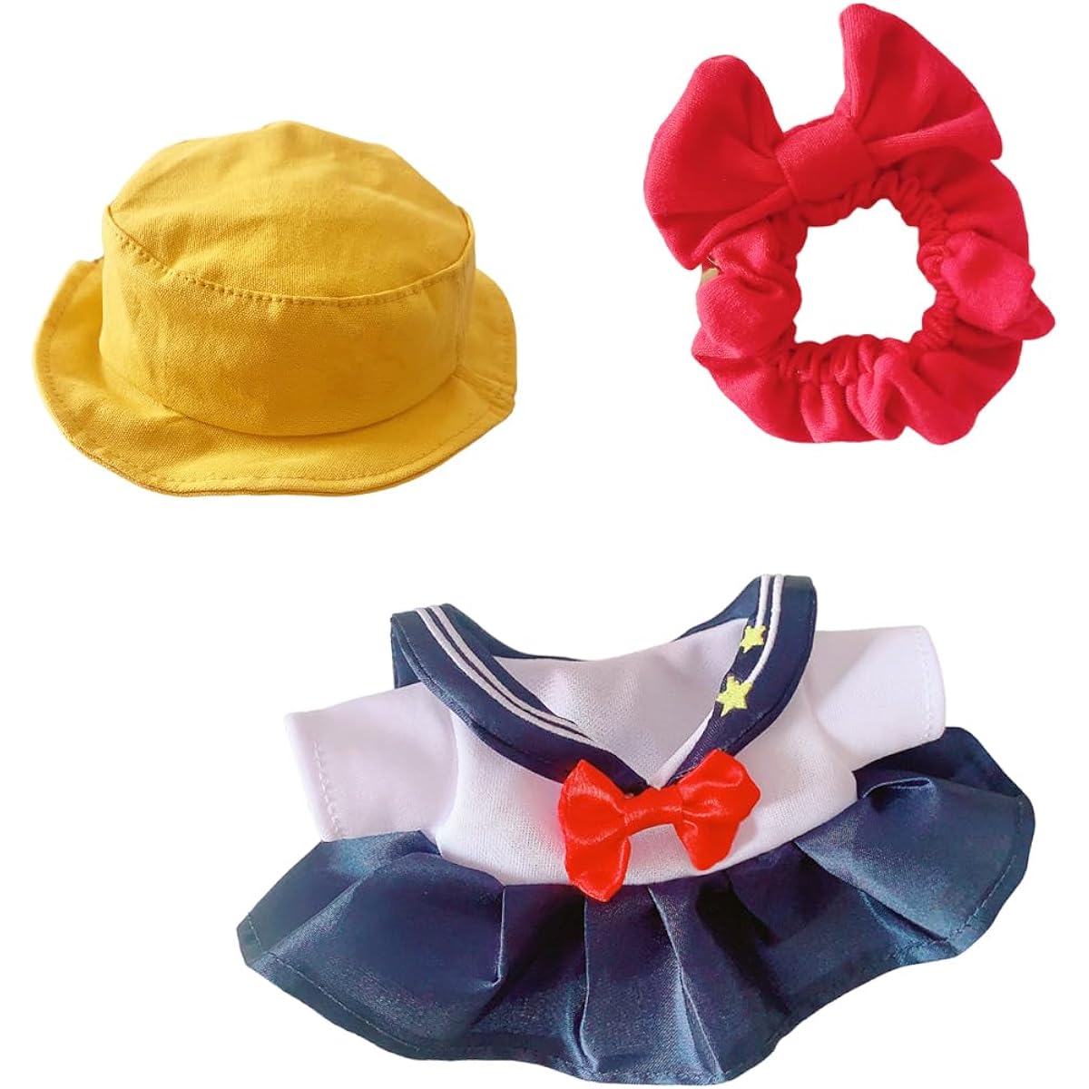 CALEMBOU Plush Doll Clothes Set Cute JK Uniform Set for 20cm/8inch Soft Doll Plush (Sailor Suit)