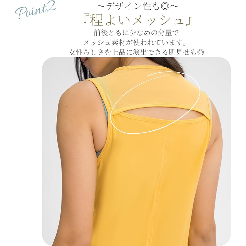 [machikaada] 576 Yoga Wear Tops Yoga Tank Top Women's Stylish Cute Back Design Hot Yoga Sportswear Training Wear Pilates Absorbent Quick Drying Stretch Breathable Mesh Machikaada