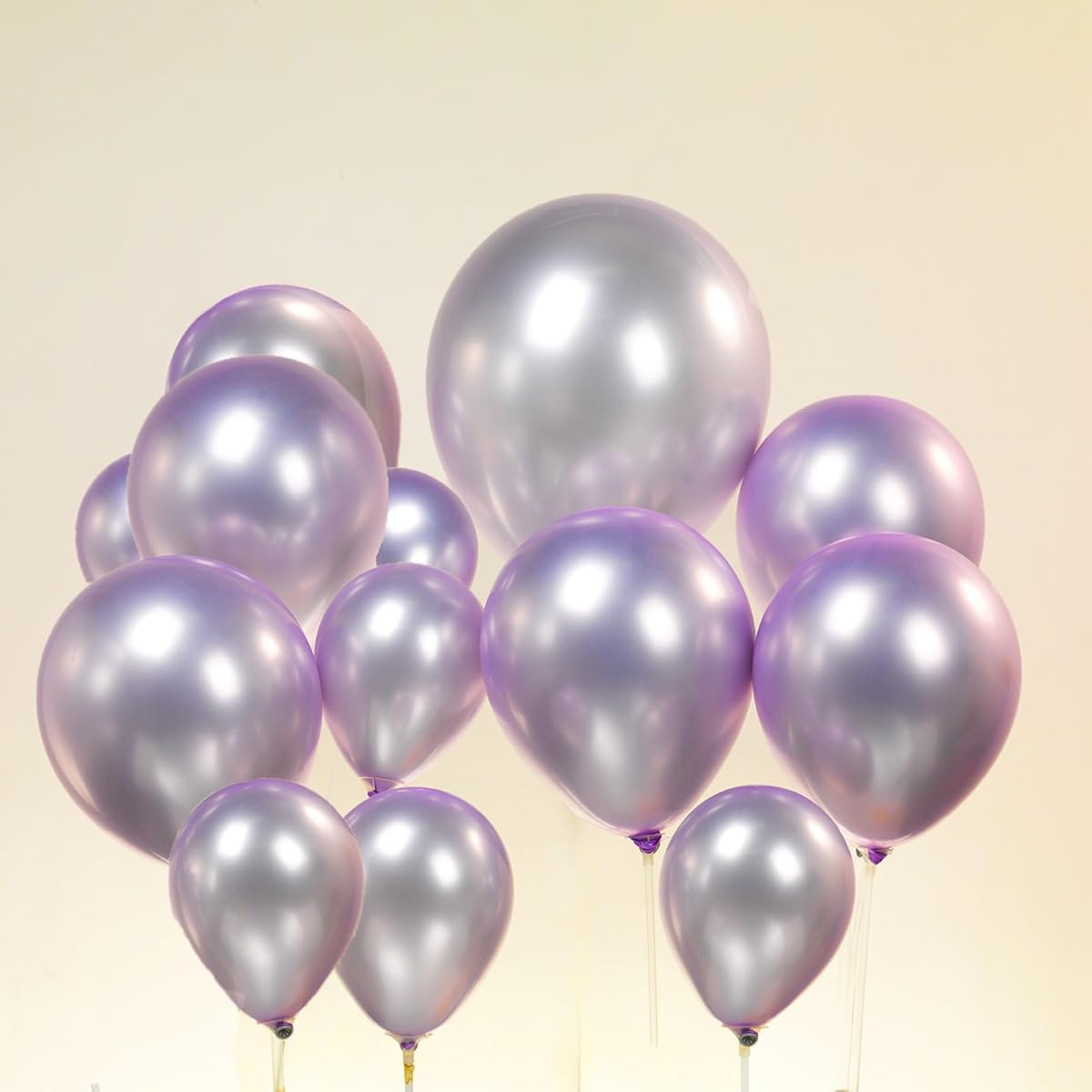 Pearly light purple.