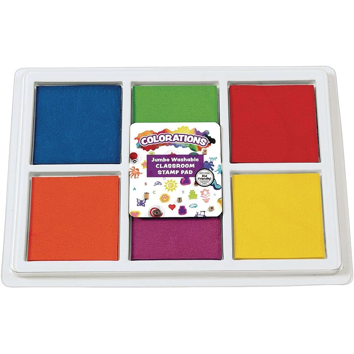 Colorations Jumbo Washable Classroom Stamp Pad