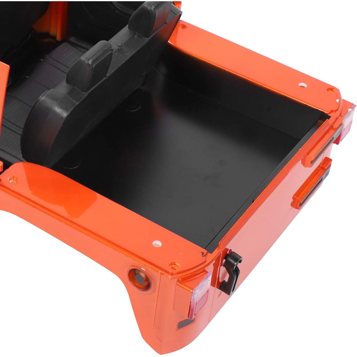 Open Car Body Shell, 1:10 313mm Wheelbase Car Body Shell, 17.91 Inch RC Model for RC Toys RC Model Car RC Car (Orange)