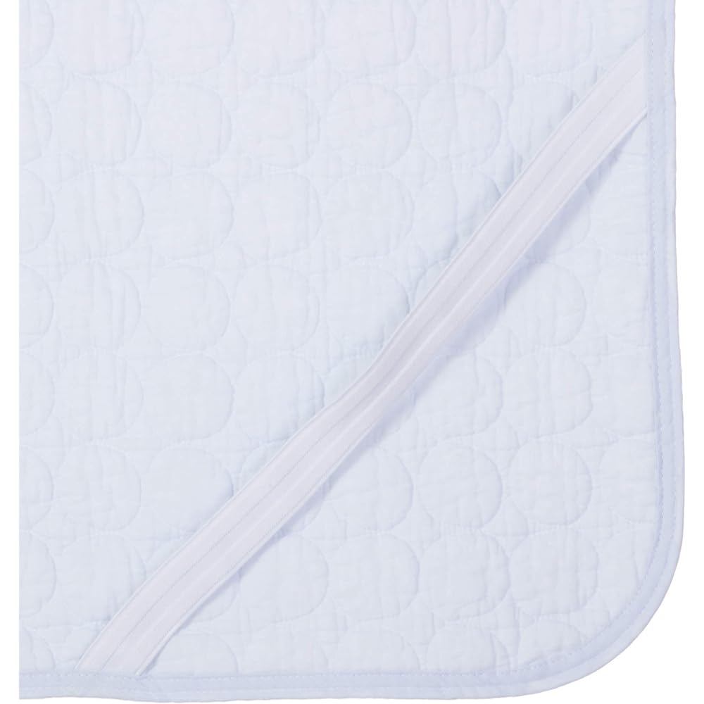 nishikawa [Nishikawa] Water-absorbing bed pad, Blue, Single, Washable, Enhanced water absorption, 100% cotton, Soft, Shrink-resistant PM09800027B