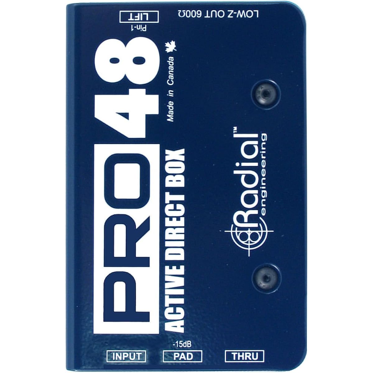 ◆RADIAL PRO48 Direct BOX Phantom power drive Radial DI for active musical instruments "Parallel import product"