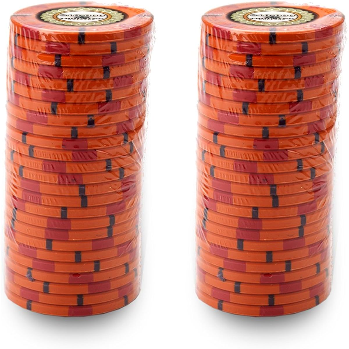 Claysmith Gaming The Mint Poker Chip Heavyweight 13.5 Gram Clay Composite 50 Pack ($10000 Orange)