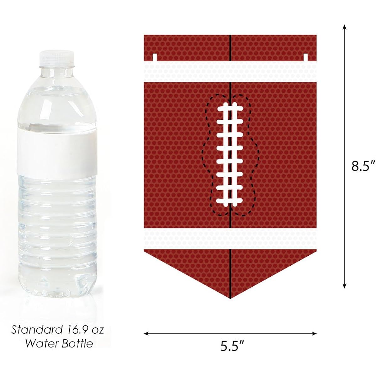 Custom End Zone - Football - Personalised Baby Shower or Birthday Party Bunting Banner