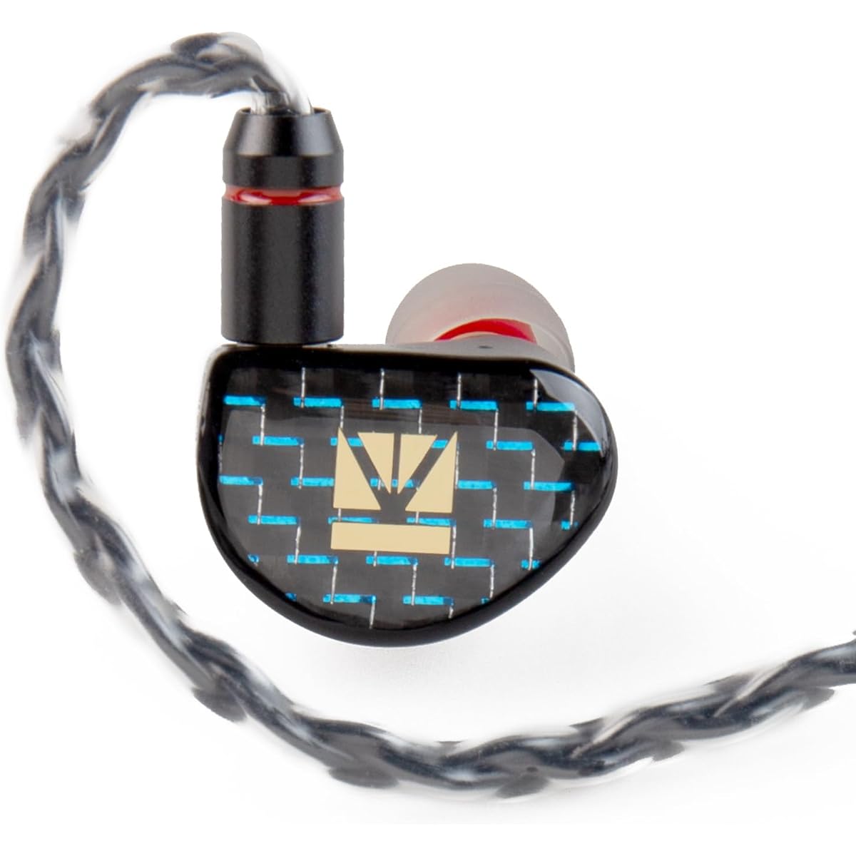 Kinboofi KBEAR Ink MK2 In-Ear Monitor DLC Diaphragm 8.8mm Dynamic Driver Earphone Precise Brass Sound Guide IEM Earphone 2 Pin 8 Core Silver Plated Cable for Musician Drummer