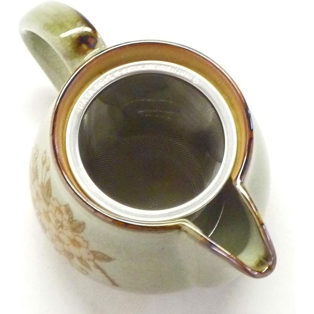 For left-handed users Kutani ware [teapot/teapot] Small weeping cherry blossom [back picture]