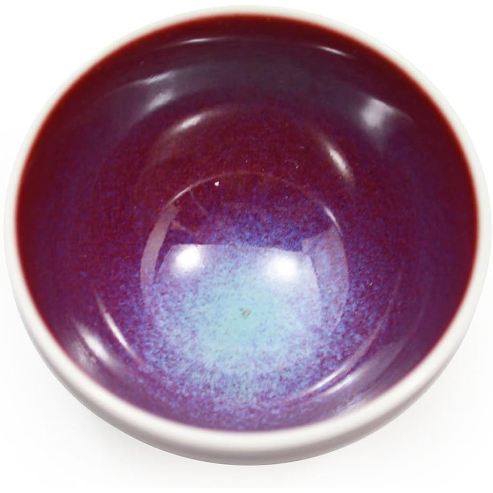 Arita ware Shinemon kiln tenmoku type cup cinnabar