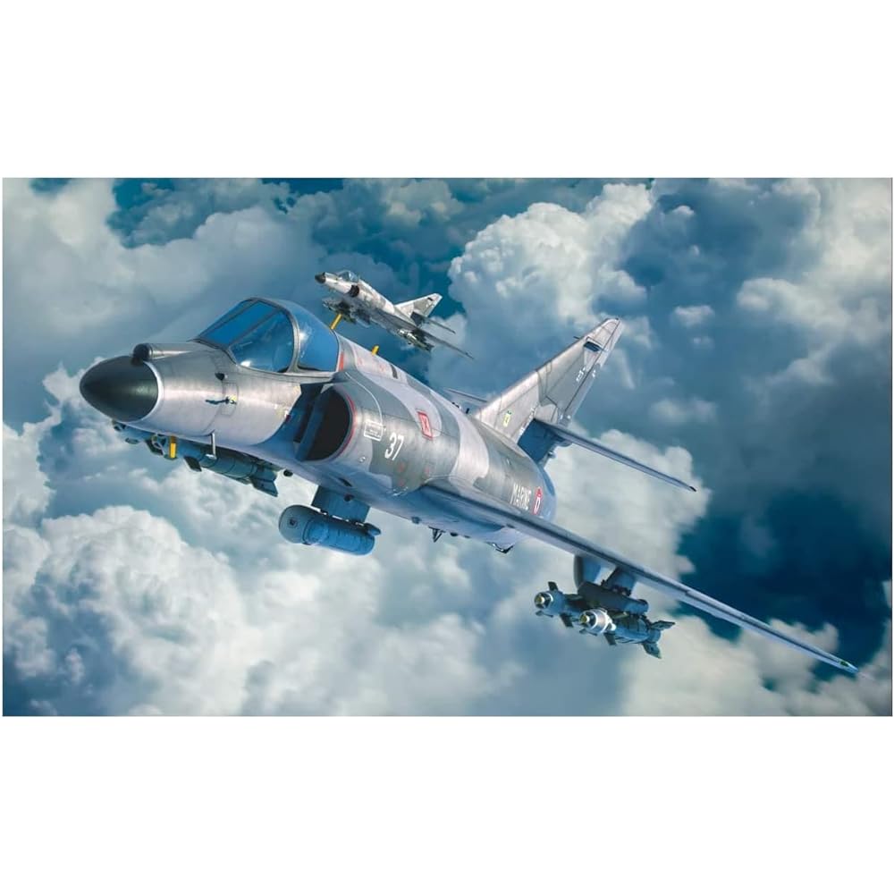 Kinetic 1/48 French Navy Super Etendard Modernized Plastic Model KNE48140