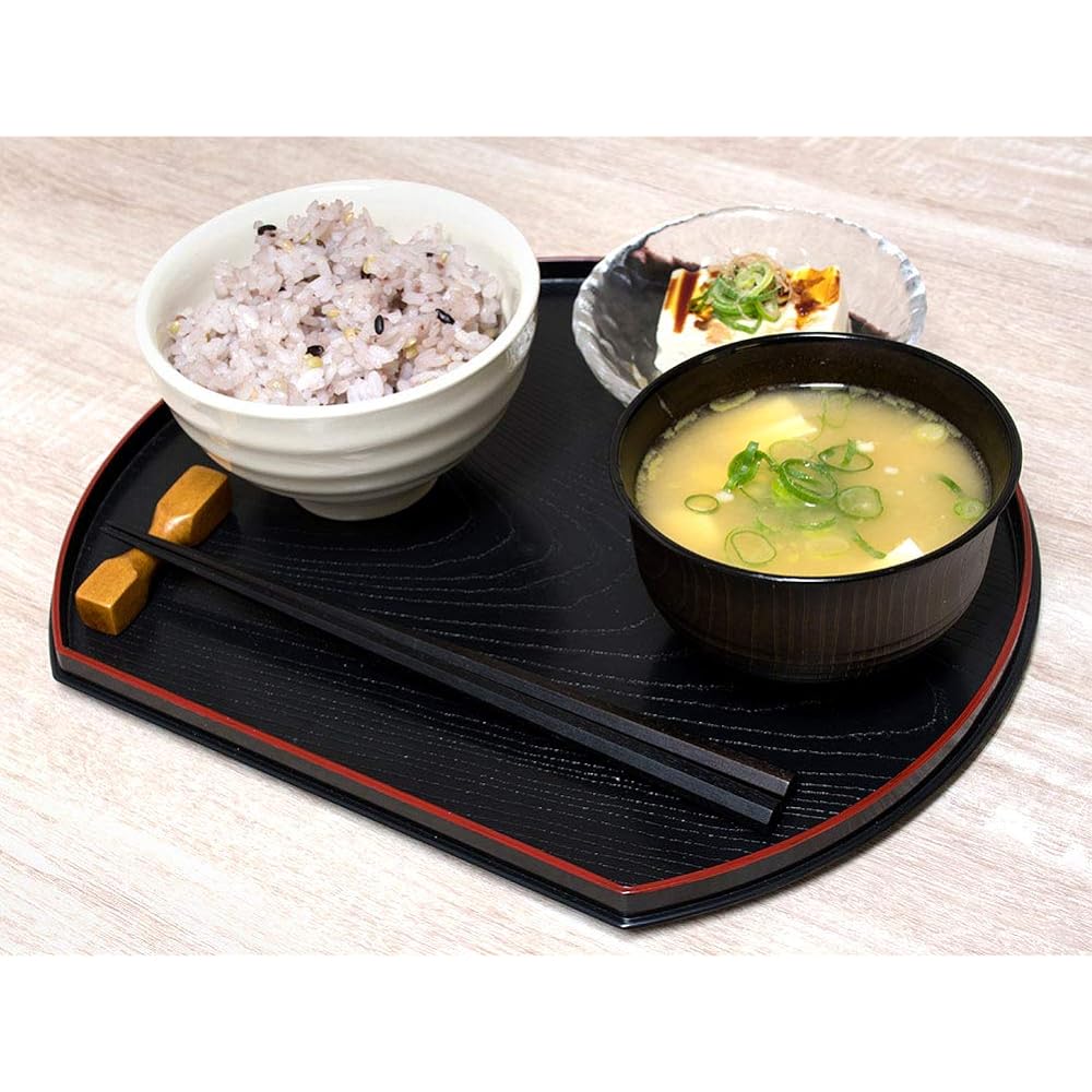 Daikokuya Edo Wooden Chopsticks, Made in Japan, Premium Octagonal Shaved African Ebony, Oil Polished Finish (22cm)