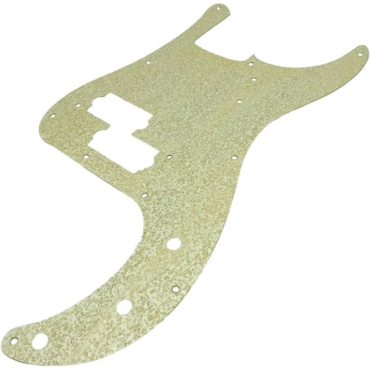 Anodized pickguard for Precision Bass (P-B) 50s Gold Compatible with instruments made based on the 50s model, such as Fender