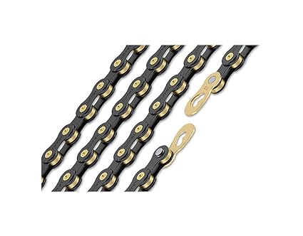 Wippermann CONNEX 11SB Chain for 11 speed/11s/11 speed (Gold/Black) [Parallel import goods]