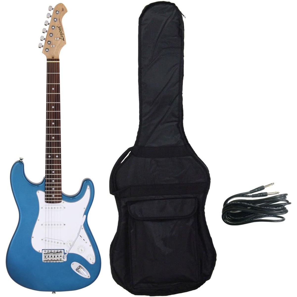 [Case included] Legend LST-Z MBL (Metallic Blue) Stratocaster Electric Guitar