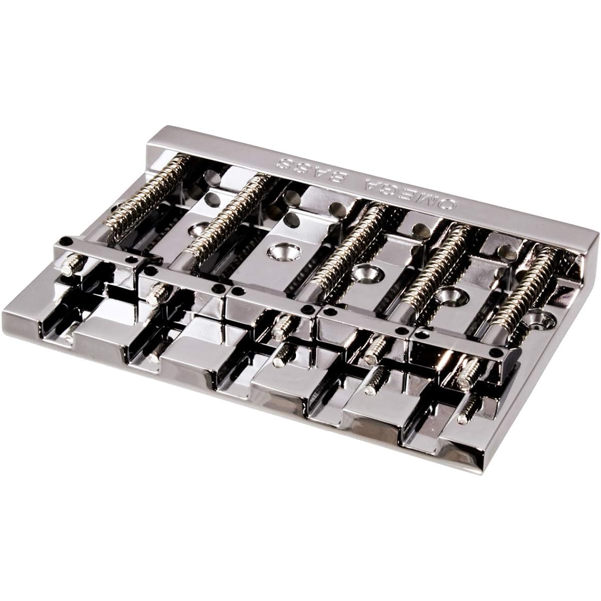ALLPARTS 5-string Bass Bridge BB-3360-001 5-String Omega Bass Bridge Nickel