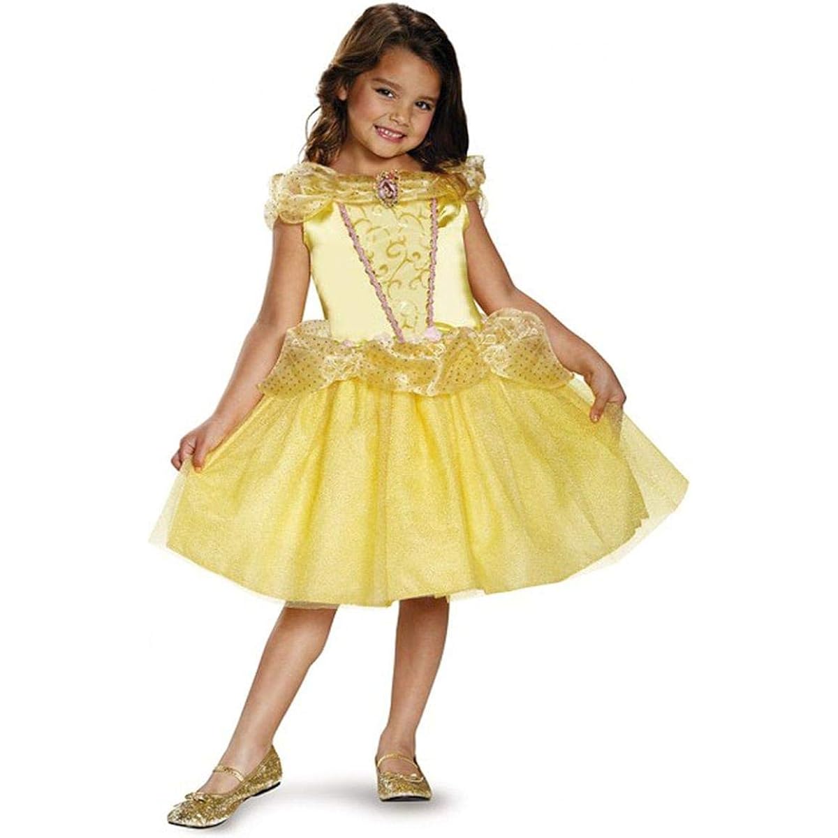Disguise Belle Classic Disney Princess Beauty & The Beast Costume, One Color, Small/4-6X by Disguise