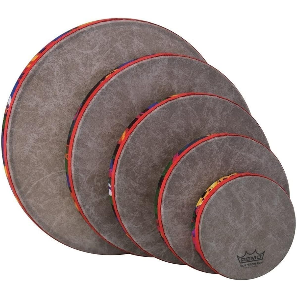 [Remo] Remo Kids Percussion Frame Drum Fabric Rain Forest, Pack KD-0500-01 [Parallel Import]