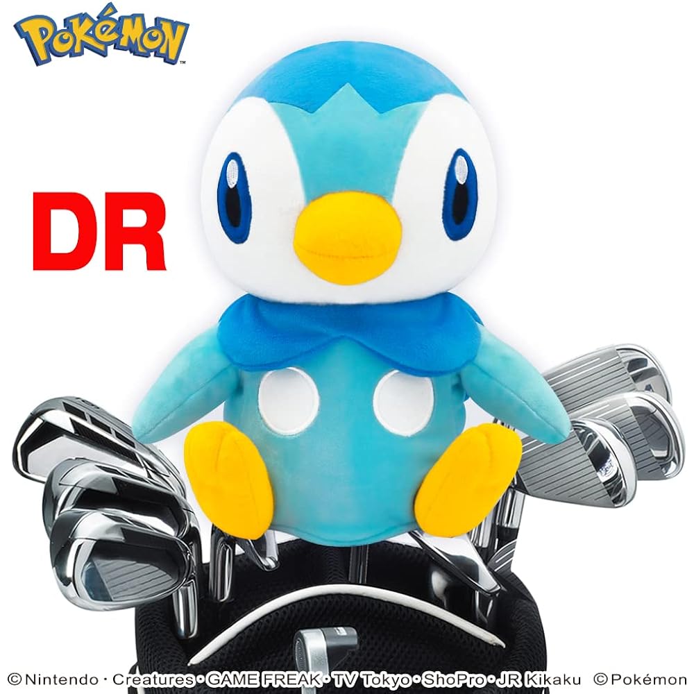 Piplup Pokemon Driver (DR) Head Cover Compatible with 460cc Licensed Product