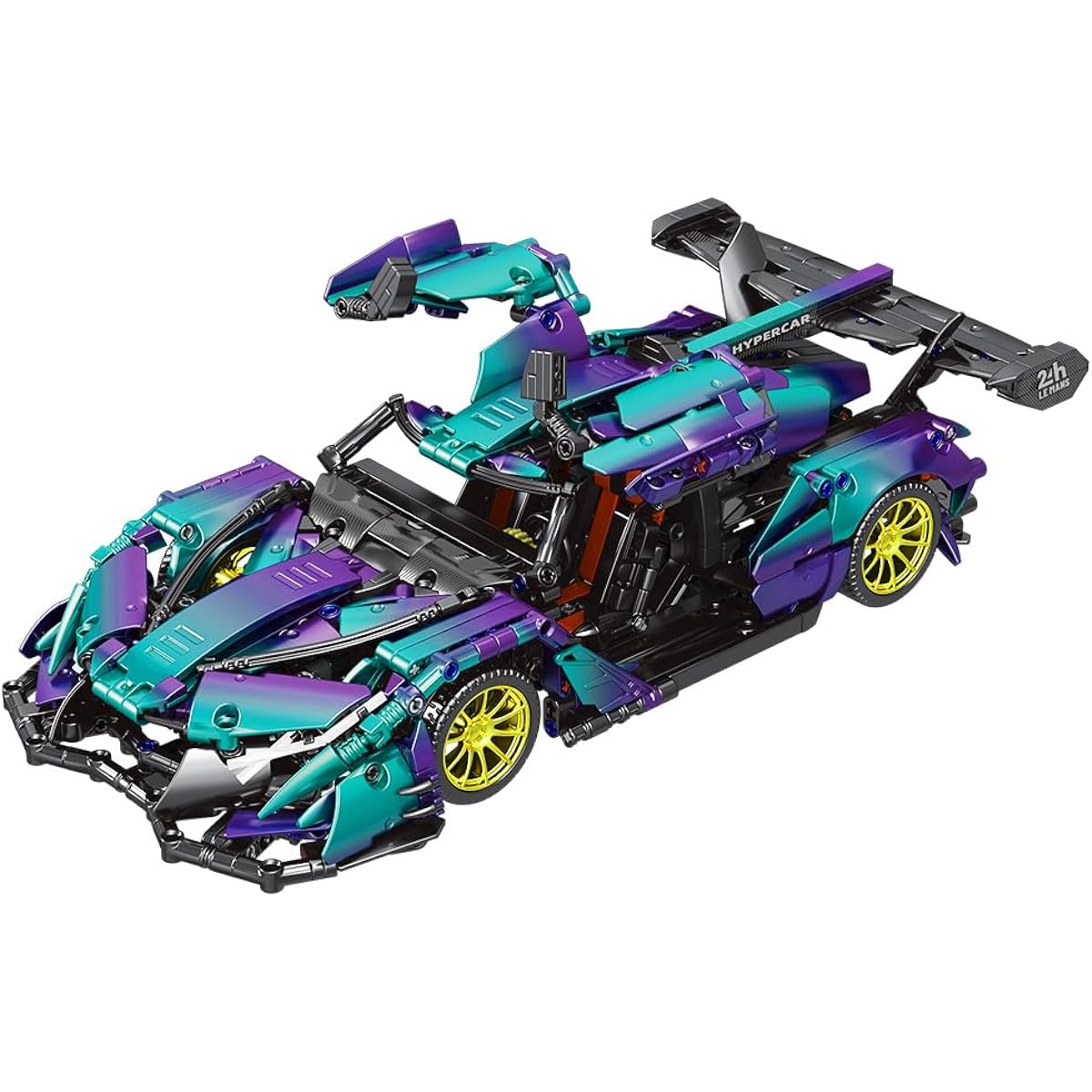 Mesiondy Adult Sports Challenging Racing Car Building Blocks Kit 1:14 Car Model MOC Construction Set DIY Toys for Boys Ages 12+
