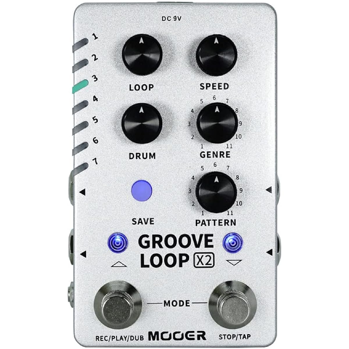 Mooer GROOVE LOOP X2 Drum Machine Effector