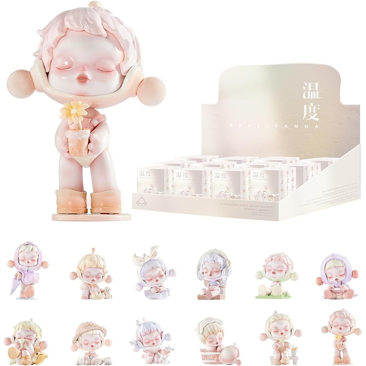 POP MART SKULLPANDA The Warmth Series [Assorted Box 12 Pieces] Pop Mart Figure Soft Vinyl Gacha Gachapon Character Goods Karai Stylish Toys