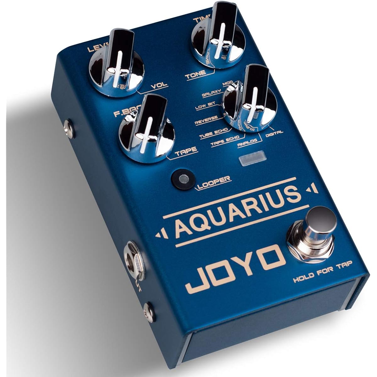 [Domestic regular product] JOYO Effector R-07 AQUARIUS Looper/Delay Looper & Delay Mode Pedal