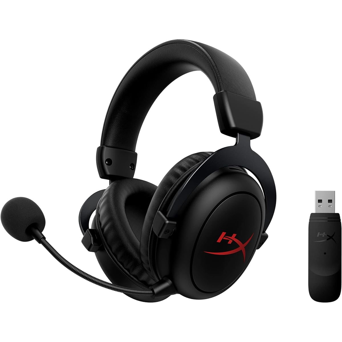 HyperX QuadCast Standalone Microphone 4P5P6AA + HyperX Shield Microphone Pop Filter 6X256AA