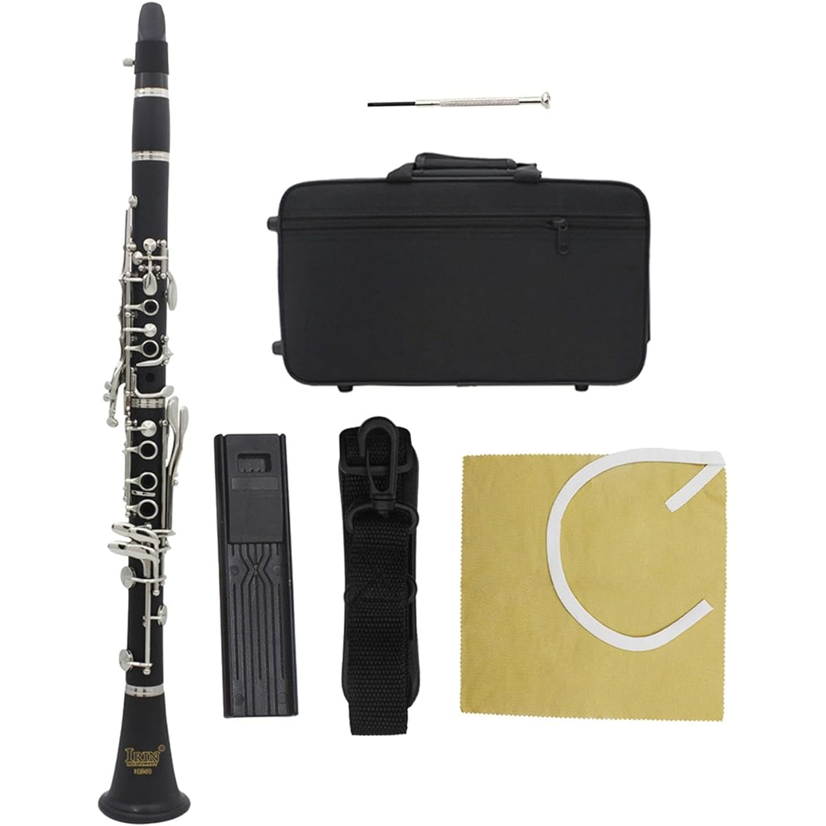 Colaxi Bb Clarinet Portable Instrument for Kids Beginners Holidays