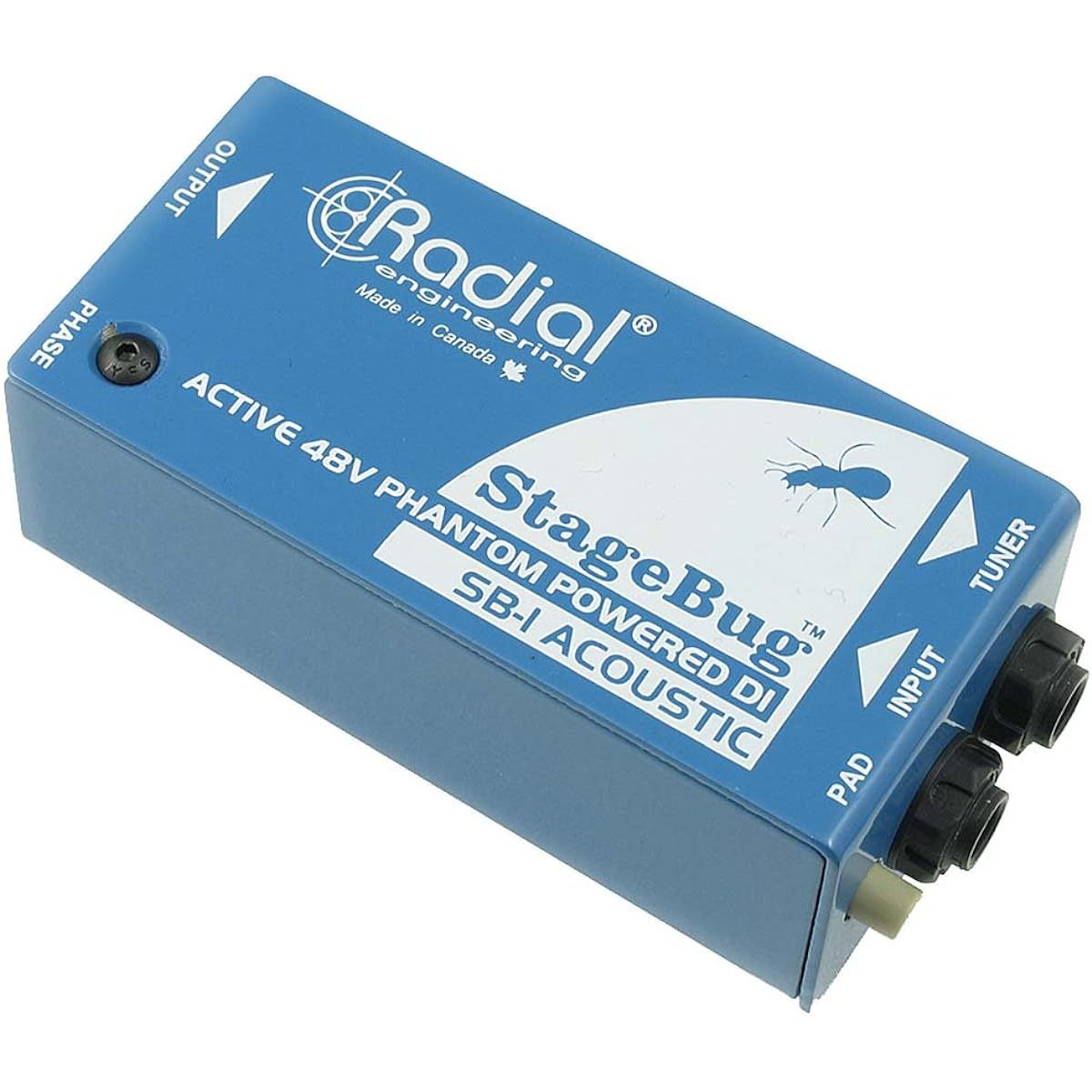 Radial DI box for electric acoustic guitar StageBug SB-1 Acoustic [Domestic regular import product]